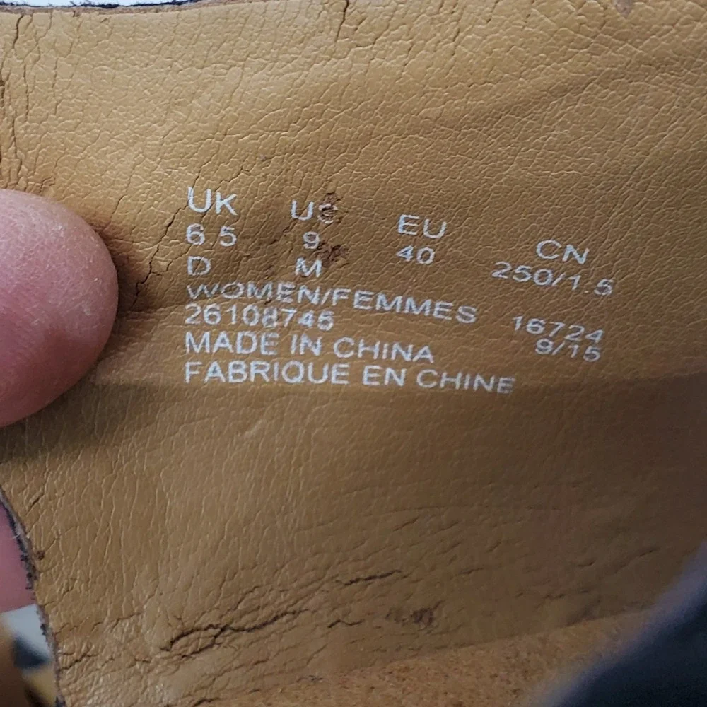 Collection By Clarks Cushion Soft Summer Sandals Size 9 Black‎ Leather Fast Ship